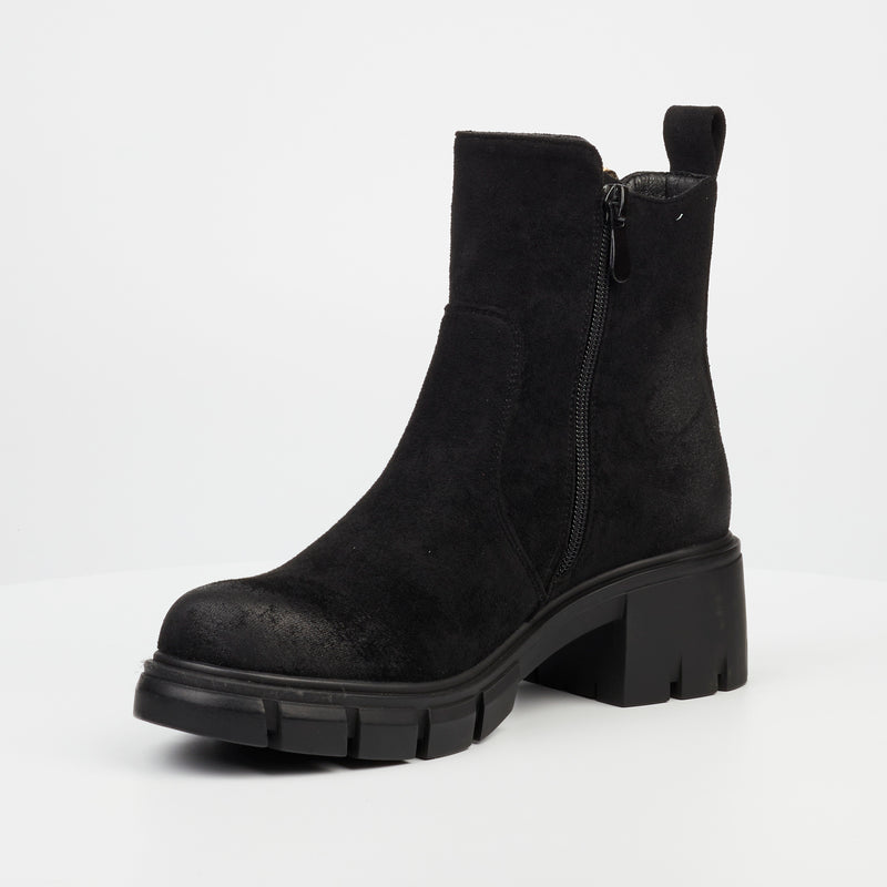 Miss Black Odyssey 4 Ankle Boot - Black footwear Miss Black   