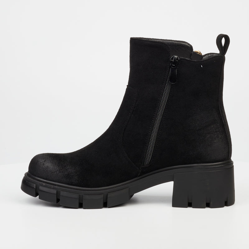 Miss Black Odyssey 4 Ankle Boot - Black footwear Miss Black   