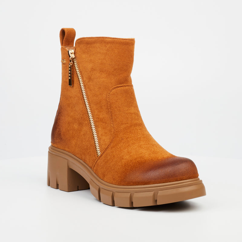 Miss Black Odyssey 4 Ankle Boot - Tan footwear Miss Black   