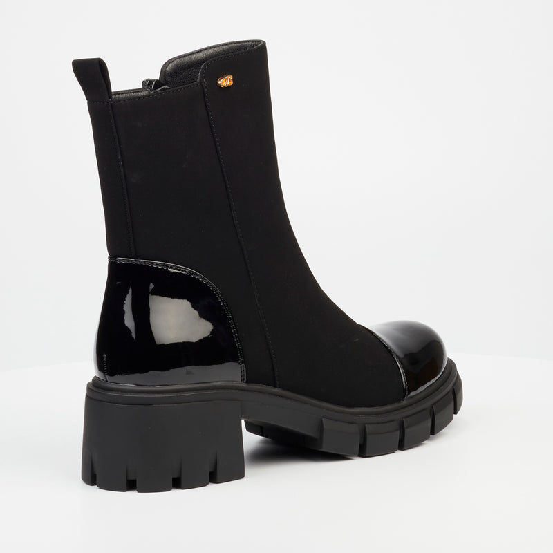 Miss Black Odyssey 5 Ankle Boot - Black footwear Miss Black   