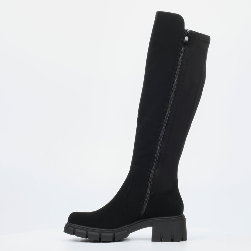 Miss Black Odyssey 6 High Boot - Black footwear Miss Black   