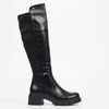Miss Black Odyssey 8 High Boot - Black footwear Miss Black