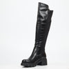 Miss Black Odyssey 8 High Boot - Black footwear Miss Black