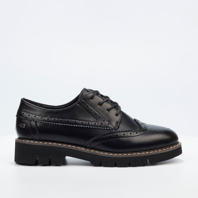 Miss Black Oxford 1 Loafer - Black footwear Miss Black   