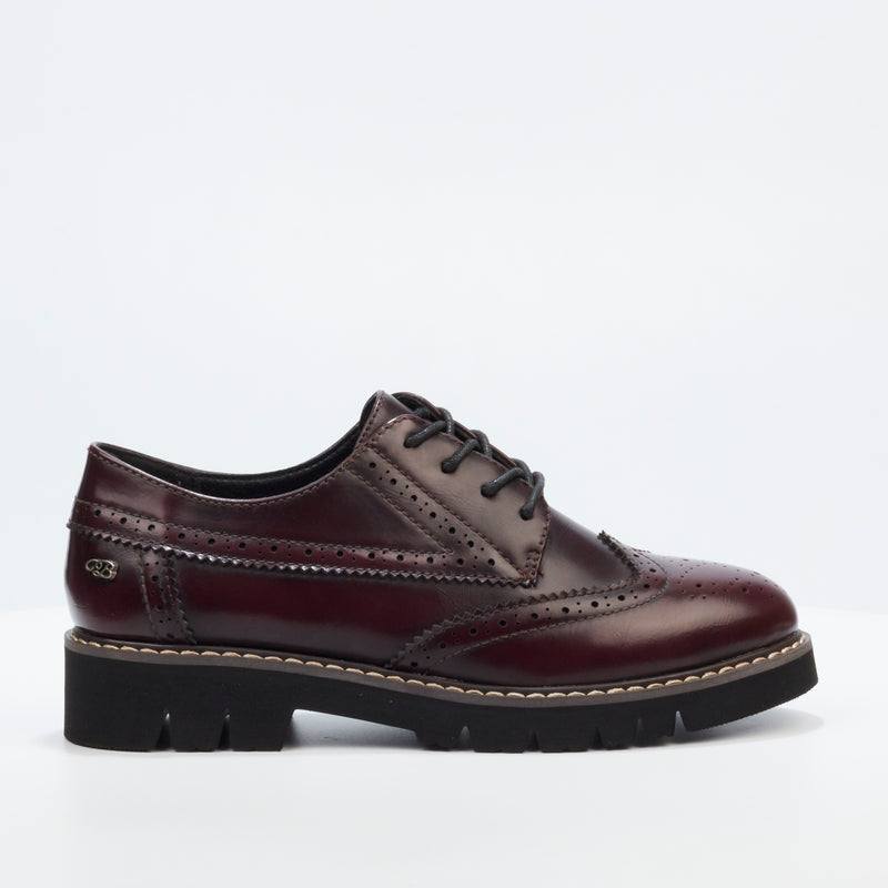 Miss Black Oxford 1 Loafer - Wine footwear Miss Black   