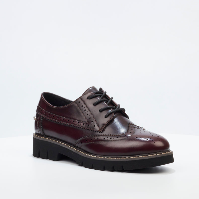 Miss Black Oxford 1 Loafer - Wine footwear Miss Black   