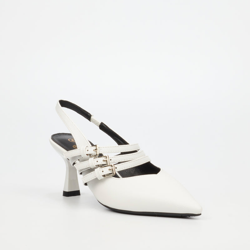 Butterfly Feet Paige 1 High Heel - White footwear Butterfly Feet