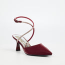 Butterfly Feet Paige 2 Heel - Burgundy footwear Butterfly Feet