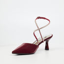 Butterfly Feet Paige 2 Heel - Burgundy footwear Butterfly Feet
