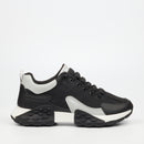 Urbanart Palaid 10 Faux Nubuck Sneaker - Black footwear UBRT