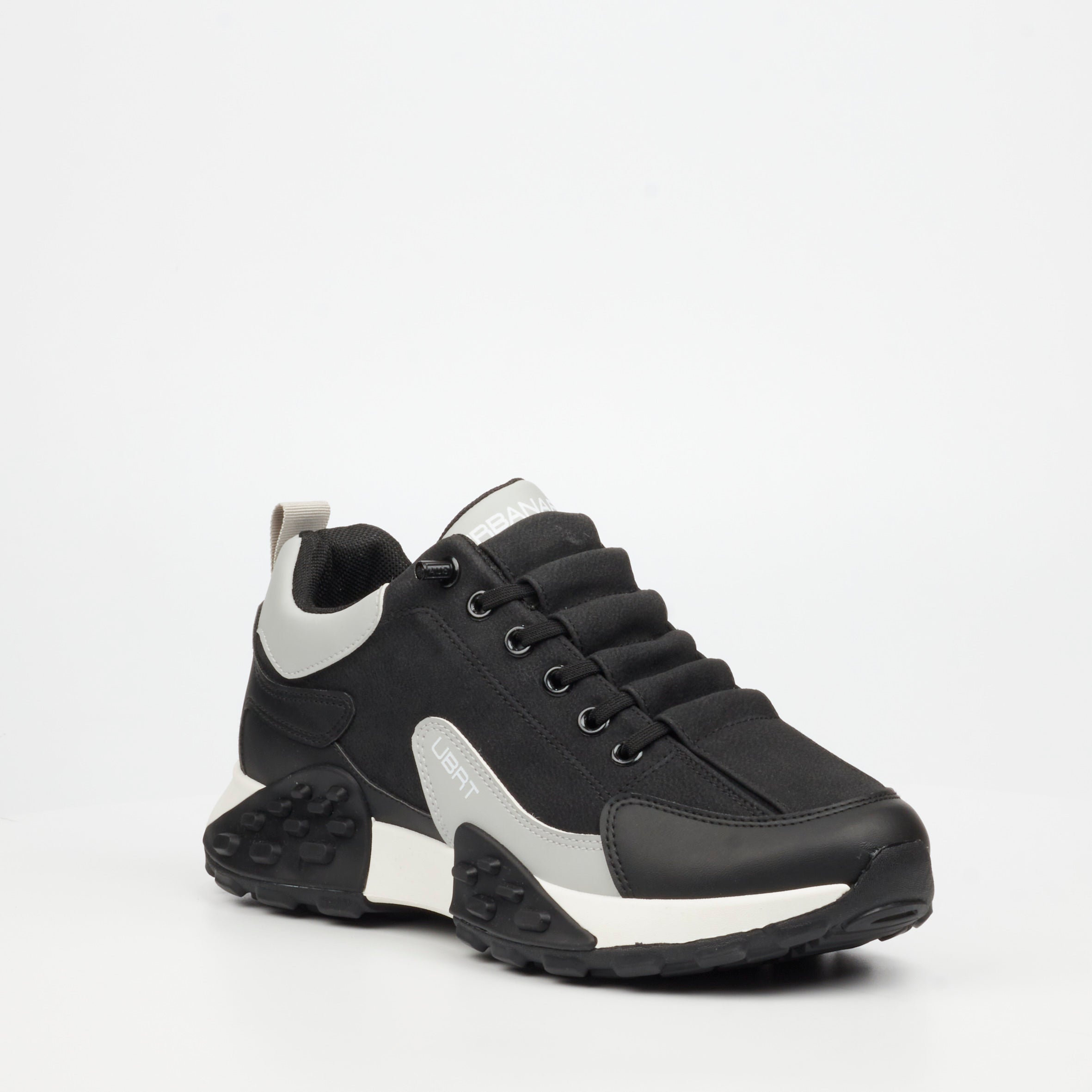 Urbanart Palaid 10 Faux Nubuck Sneaker - Black footwear UBRT