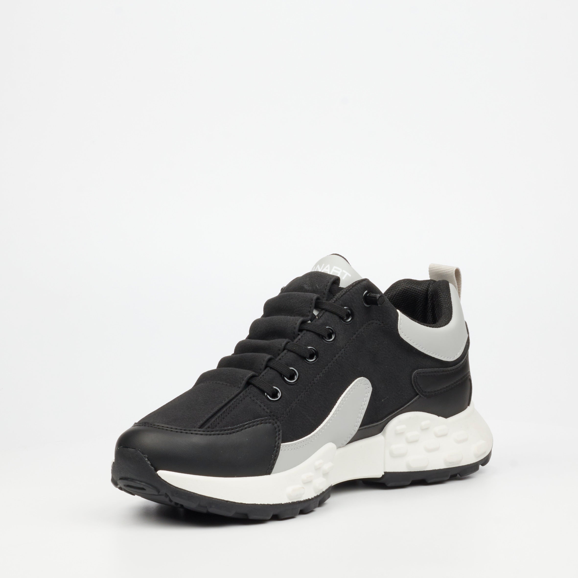 Urbanart Palaid 10 Faux Nubuck Sneaker - Black footwear UBRT