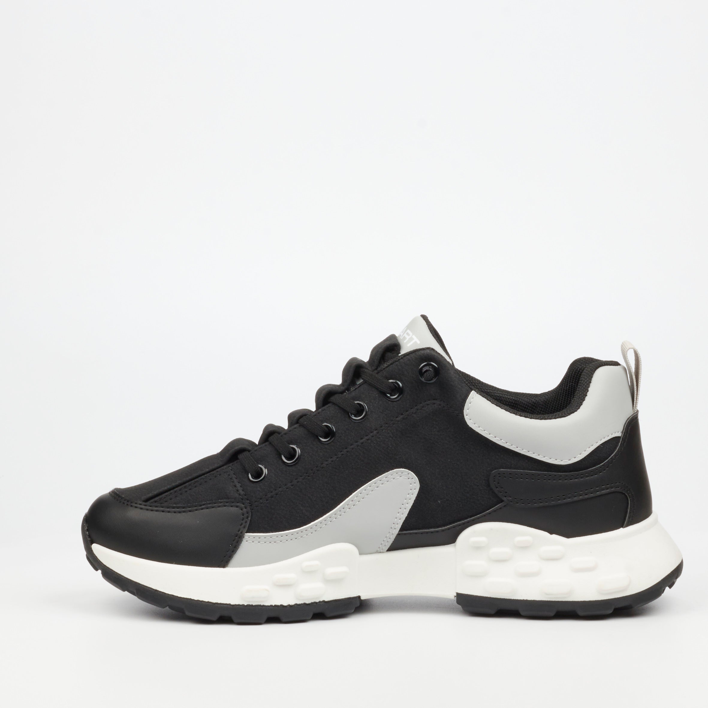 Urbanart Palaid 10 Faux Nubuck Sneaker - Black footwear UBRT