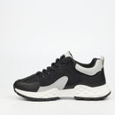 Urbanart Palaid 10 Faux Nubuck Sneaker - Black footwear UBRT