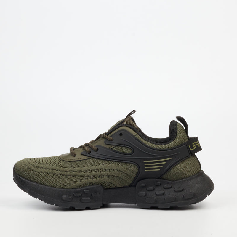 Urbanart Palaid 11 Knit Sneaker - Olive footwear UBRT
