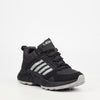 Urbanart Palaid 13 Faux Nubuck / Lycra Sneaker - Black footwear UBRT