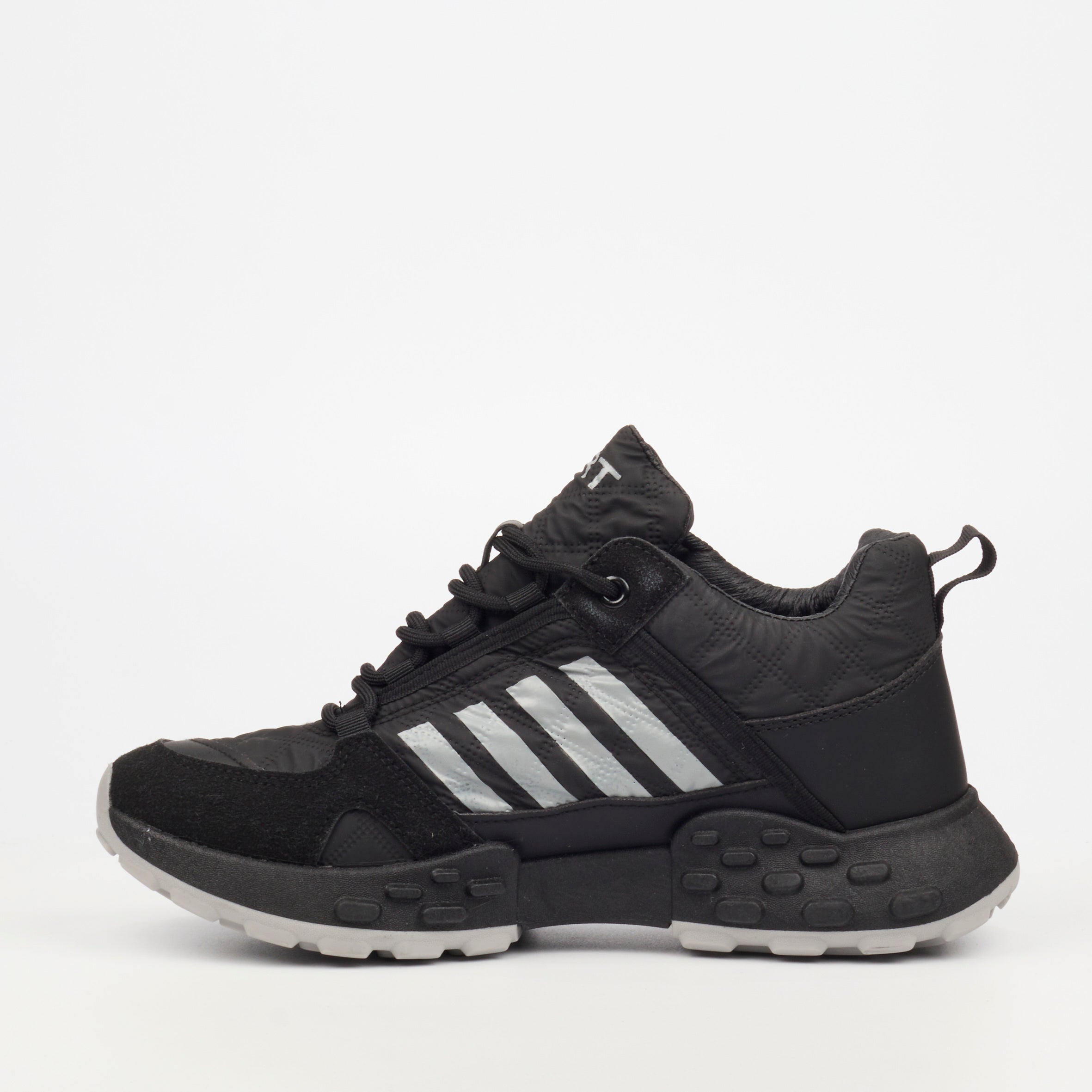 Urbanart Palaid 13 Faux Nubuck / Lycra Sneaker - Black footwear UBRT