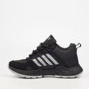 Urbanart Palaid 13 Faux Nubuck / Lycra Sneaker - Black footwear UBRT