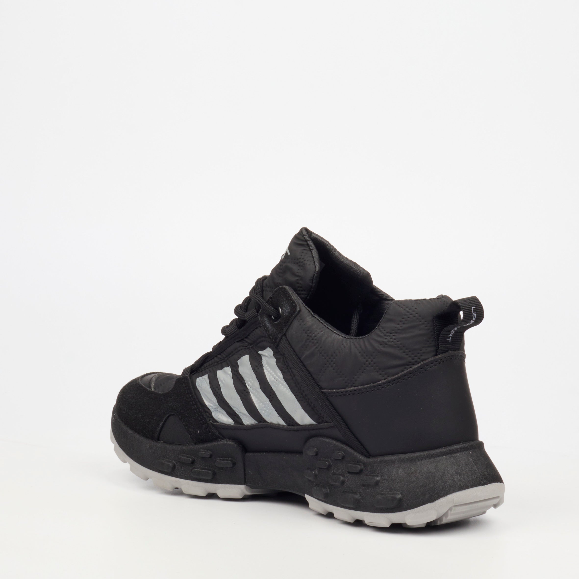 Urbanart Palaid 13 Faux Nubuck / Lycra Sneaker - Black footwear UBRT