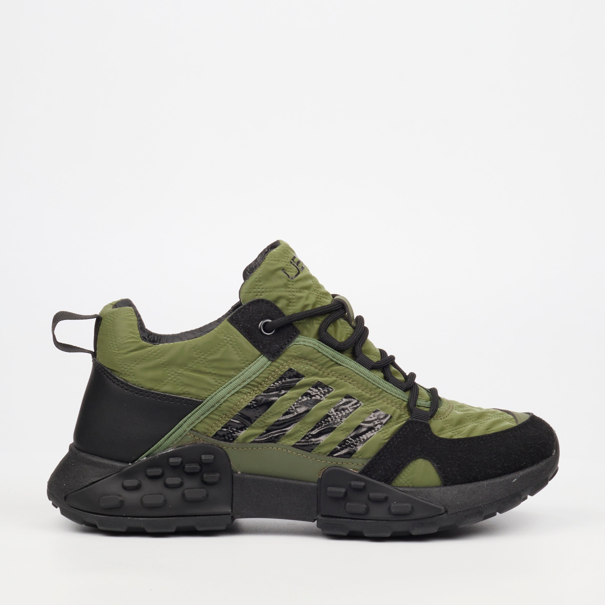 Urbanart Palaid 13 Faux Nubuck / Lycra Sneaker - Olive footwear UBRT