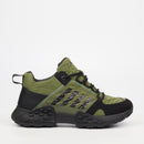 Urbanart Palaid 13 Faux Nubuck / Lycra Sneaker - Olive