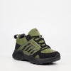 Urbanart Palaid 13 Faux Nubuck / Lycra Sneaker - Olive footwear UBRT