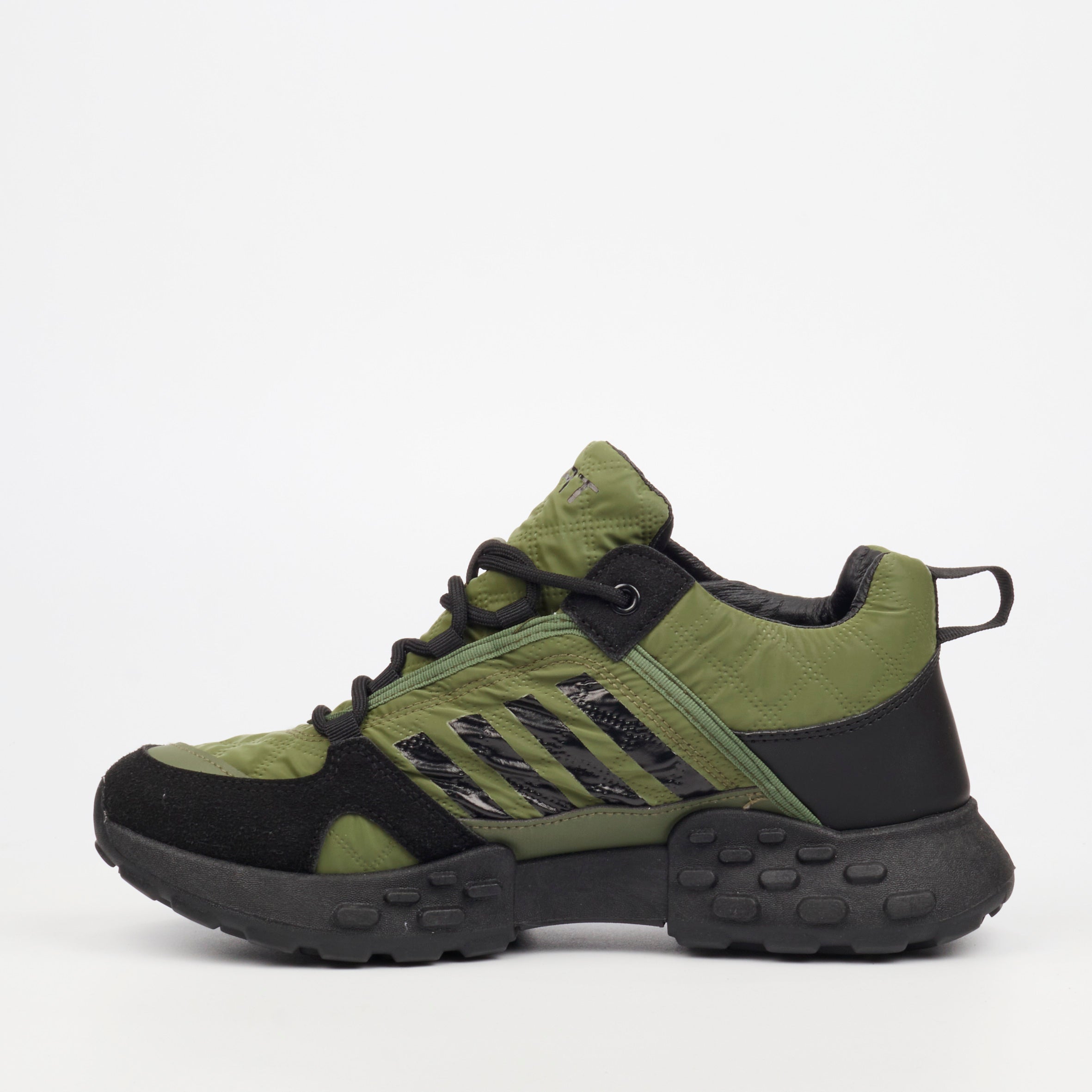 Urbanart Palaid 13 Faux Nubuck / Lycra Sneaker - Olive footwear UBRT