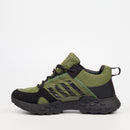 Urbanart Palaid 13 Faux Nubuck / Lycra Sneaker - Olive