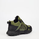 Urbanart Palaid 13 Faux Nubuck / Lycra Sneaker - Olive