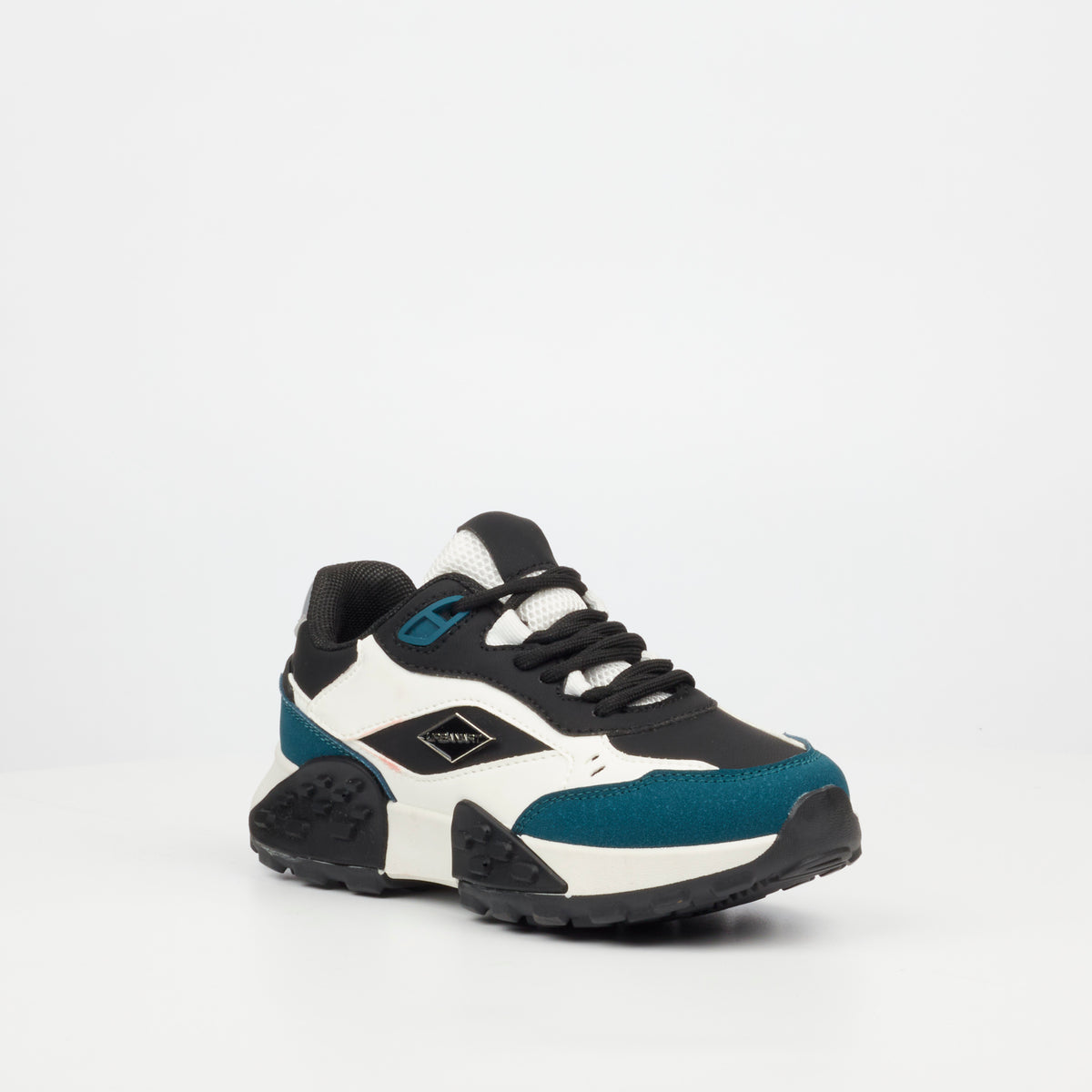 Urbanart Palaid 19 Faux Wax / Faux Suede Sneaker - Black (Kids)