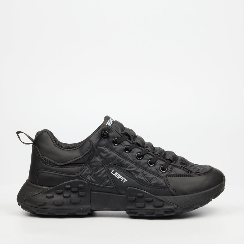 Urbanart Palaid 4 Print Sneaker - Black footwear UBRT