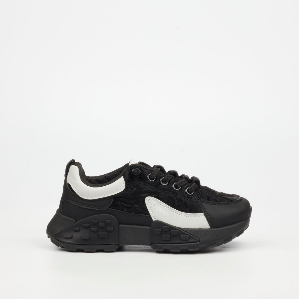 Urbanart Palaid 4 Lycra Sneaker - Black (kids) footwear UBRT