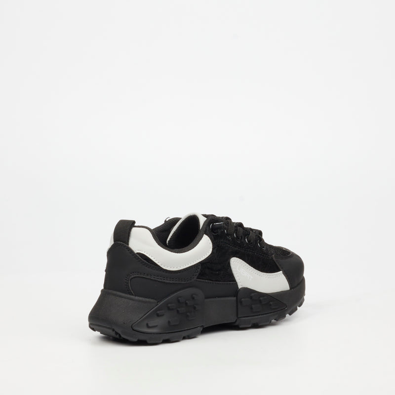 Urbanart Palaid 4 Lycra Sneaker - Black (kids) footwear UBRT