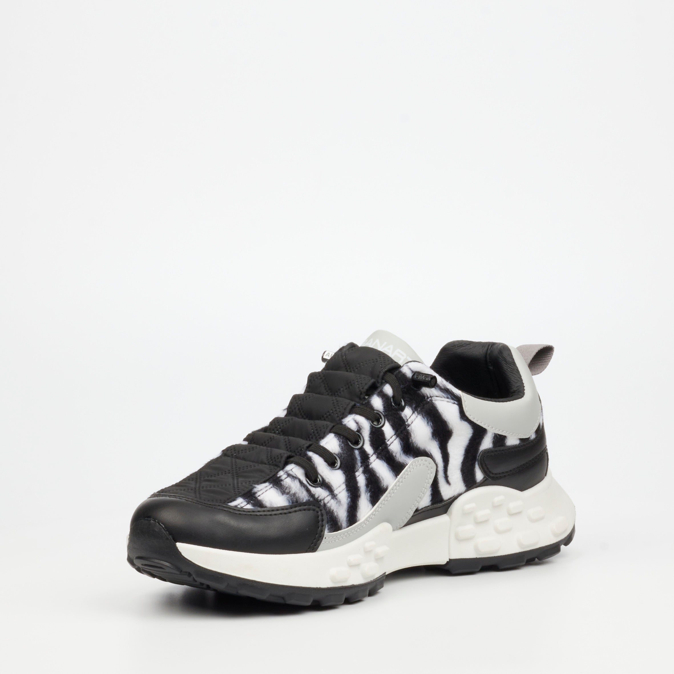 Urbanart Palaid 4 Print Sneaker - Black footwear UBRT