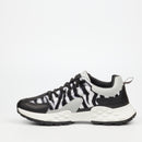 Urbanart Palaid 4 Print Sneaker - Black footwear UBRT