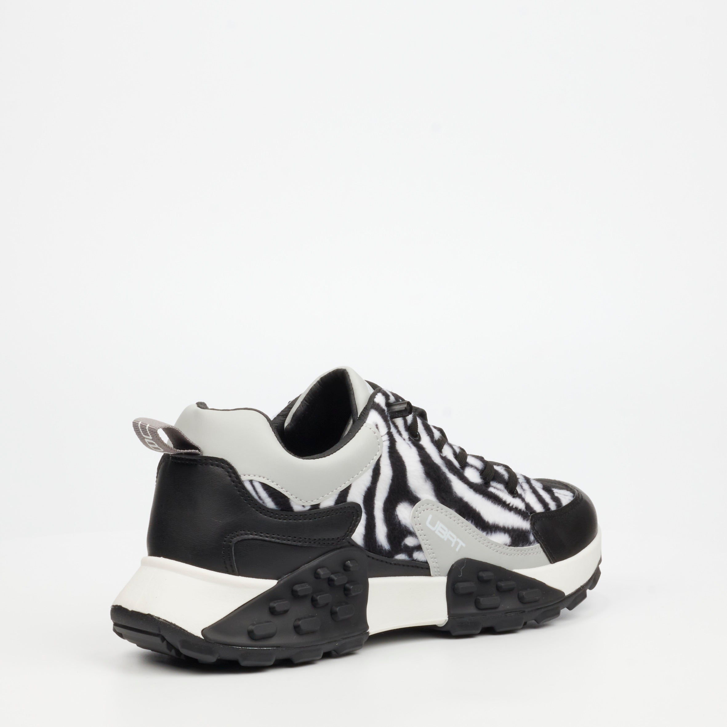 Urbanart Palaid 4 Print Sneaker - Black footwear UBRT