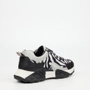Urbanart Palaid 4 Print Sneaker - Black footwear UBRT