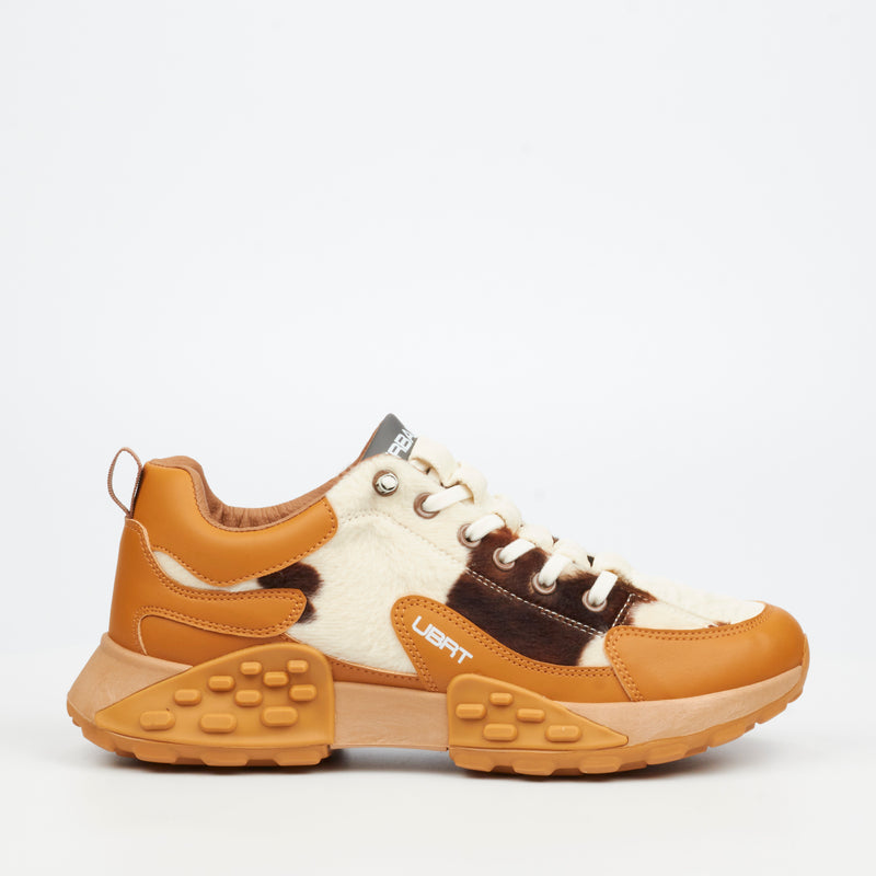 Urbanart Palaid 4 Print Sneaker - Tan footwear UBRT
