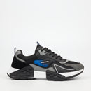 Urbanart Palaid 7 Faux Wax / Mesh Sneaker - Black footwear UBRT