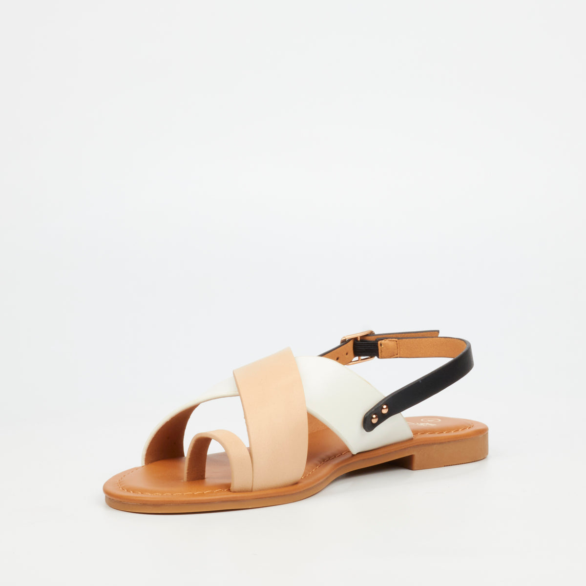 Butterfly Feet Palms 2 Flat Sandals - Taupe