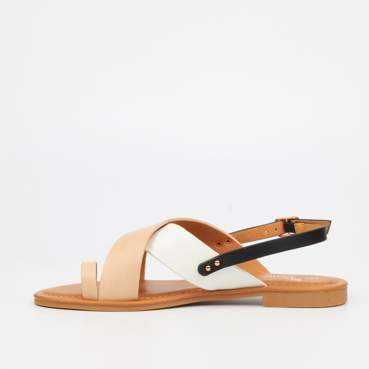 Butterfly Feet Palms 2 Flat Sandals - Taupe