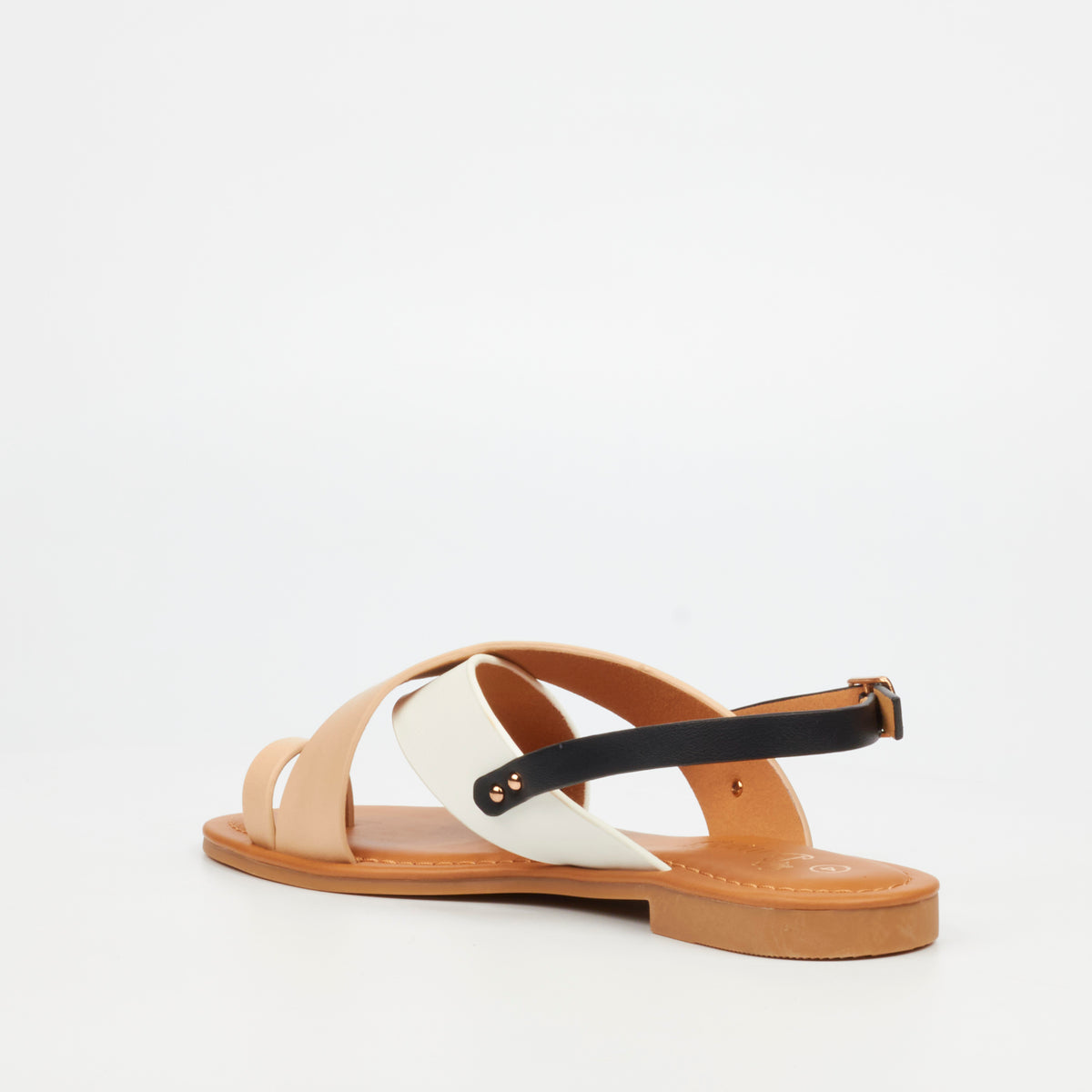 Butterfly Feet Palms 2 Flat Sandals - Taupe