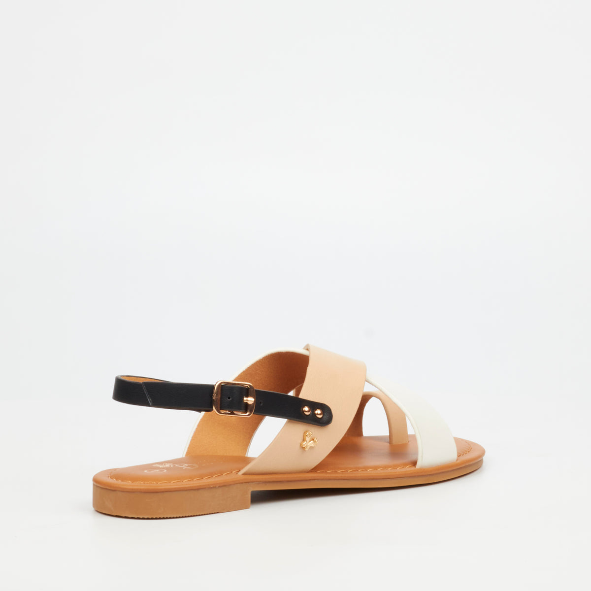 Butterfly Feet Palms 2 Flat Sandals - Taupe
