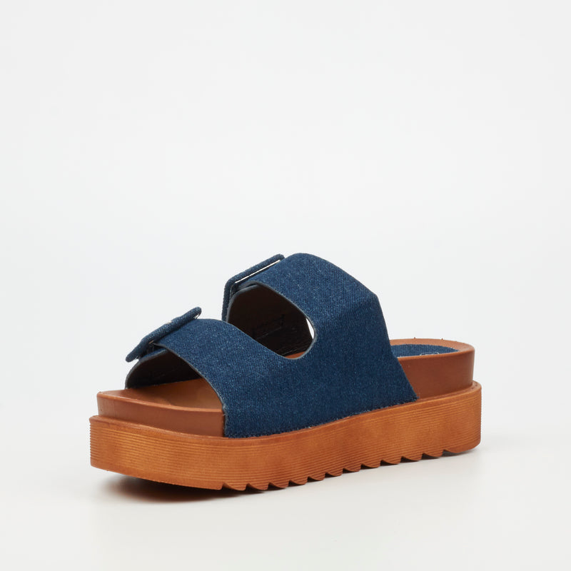 Butterfly Feet Patos 1 Flatform - Indigo footwear Butterfly Feet   