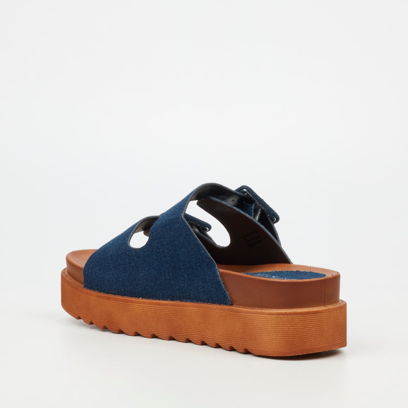 Butterfly Feet Patos 1 Flatform - Indigo footwear Butterfly Feet   