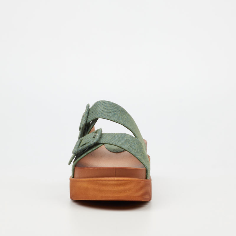 Butterfly Feet Patos 1 Flatform - Olive footwear Butterfly Feet   