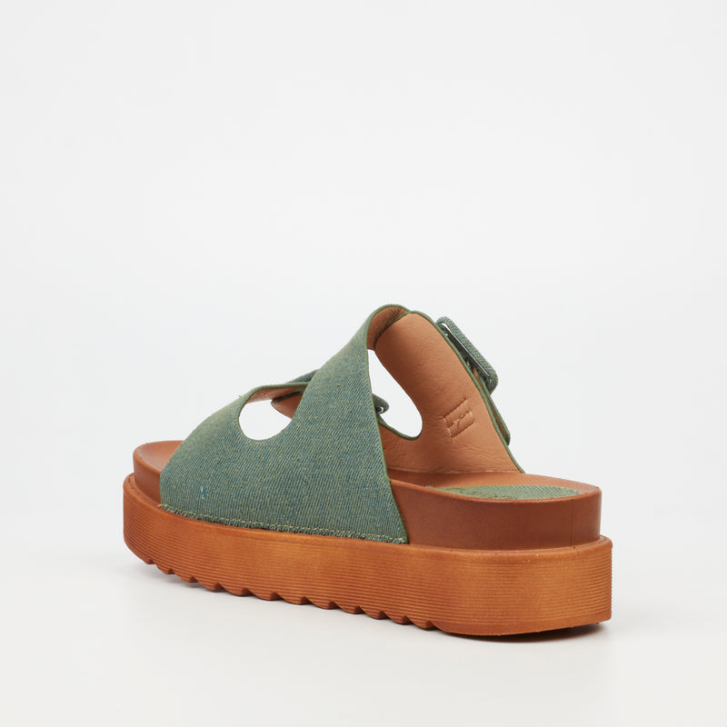 Butterfly Feet Patos 1 Flatform - Olive footwear Butterfly Feet   