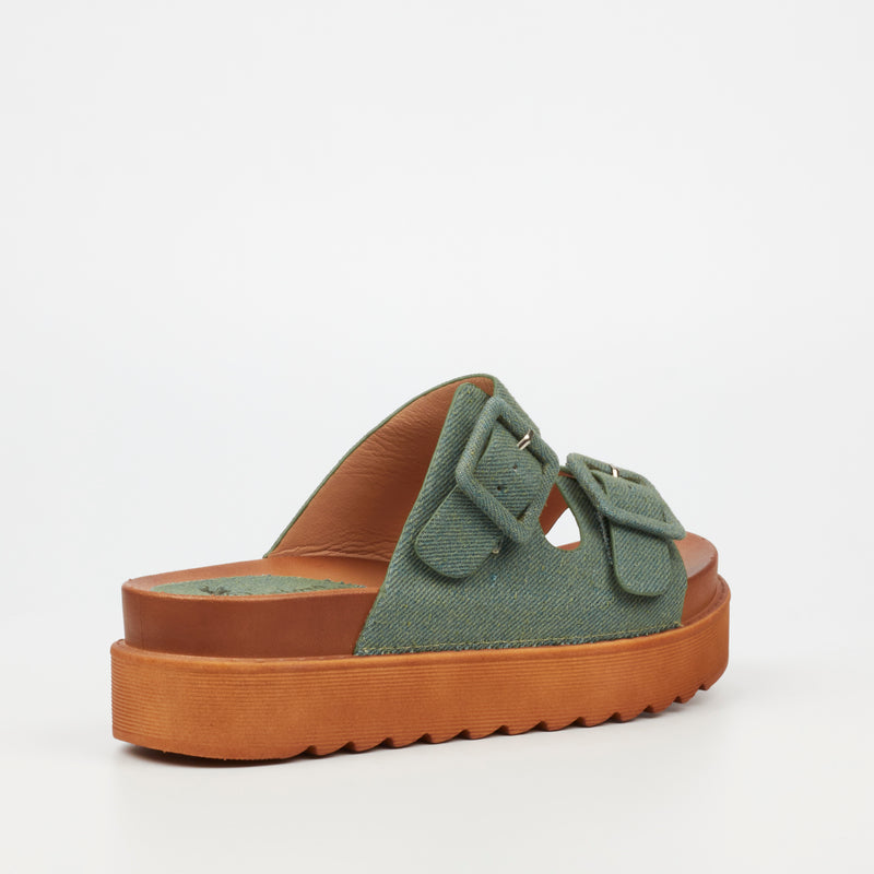 Butterfly Feet Patos 1 Flatform - Olive footwear Butterfly Feet   