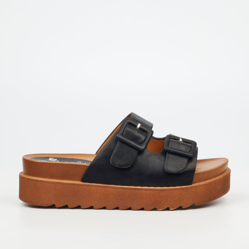 Butterfly Feet Patos 3 Flatform - Black footwear Butterfly Feet