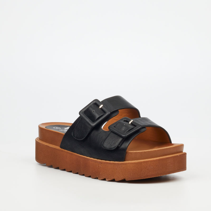 Butterfly Feet Patos 3 Flatform - Black footwear Butterfly Feet